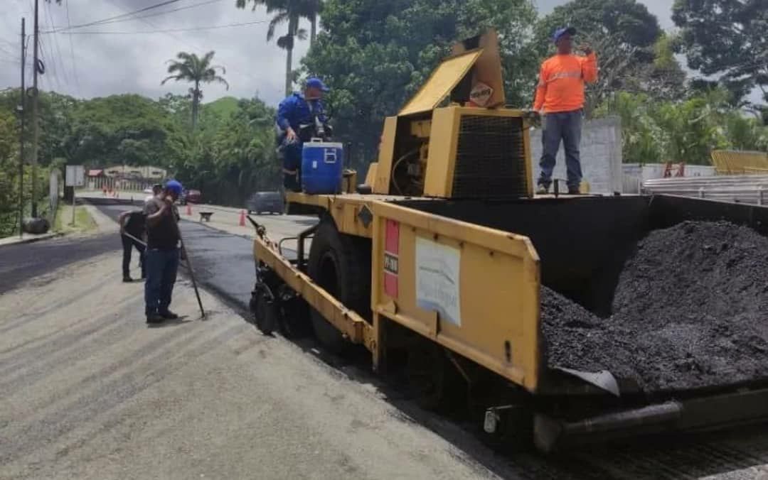 1.200 toneladas de asfalto echarán en la Panamericana