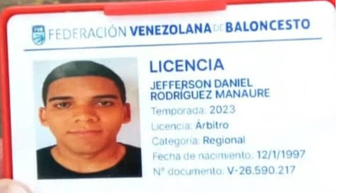 Árbitro de baloncesto perdió la vida por una moto