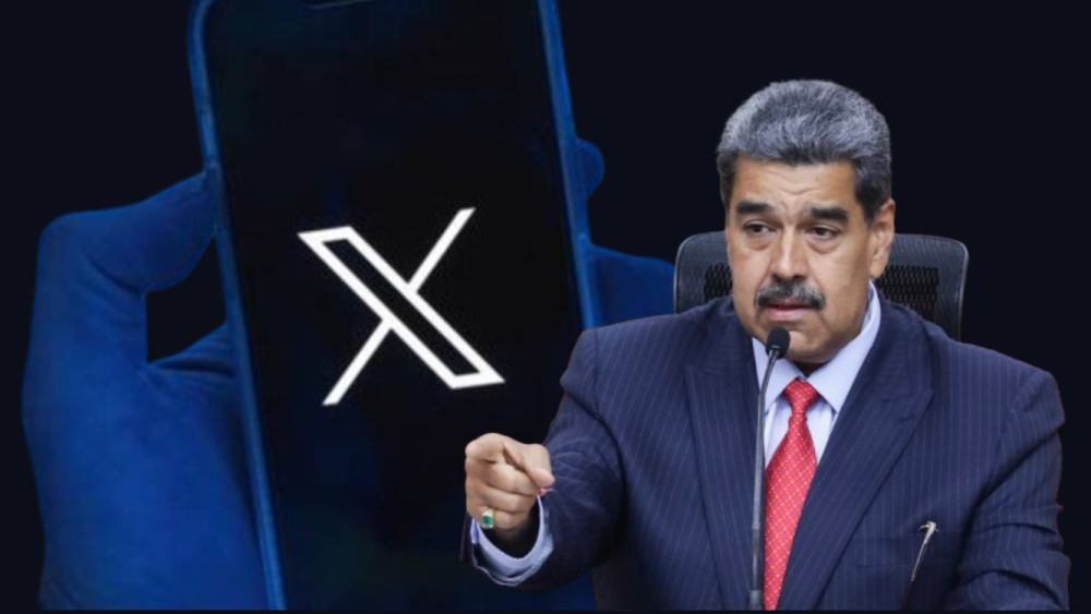 Maduro ordena bloqueo a la red social X en el país