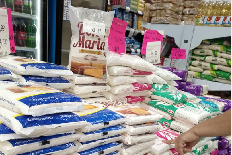 La harina de trigo más barata está en Bs.36