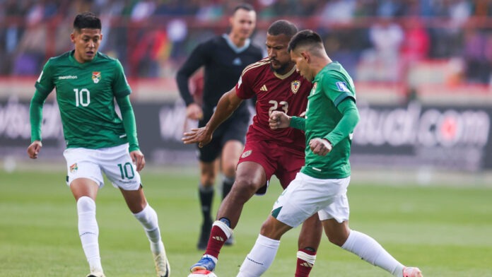 Venezuela cayó 4-0 contra Bolivia