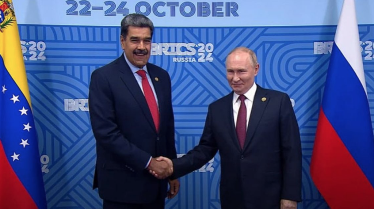 Maduro y Putín reunidos en cumbre de los BRICS