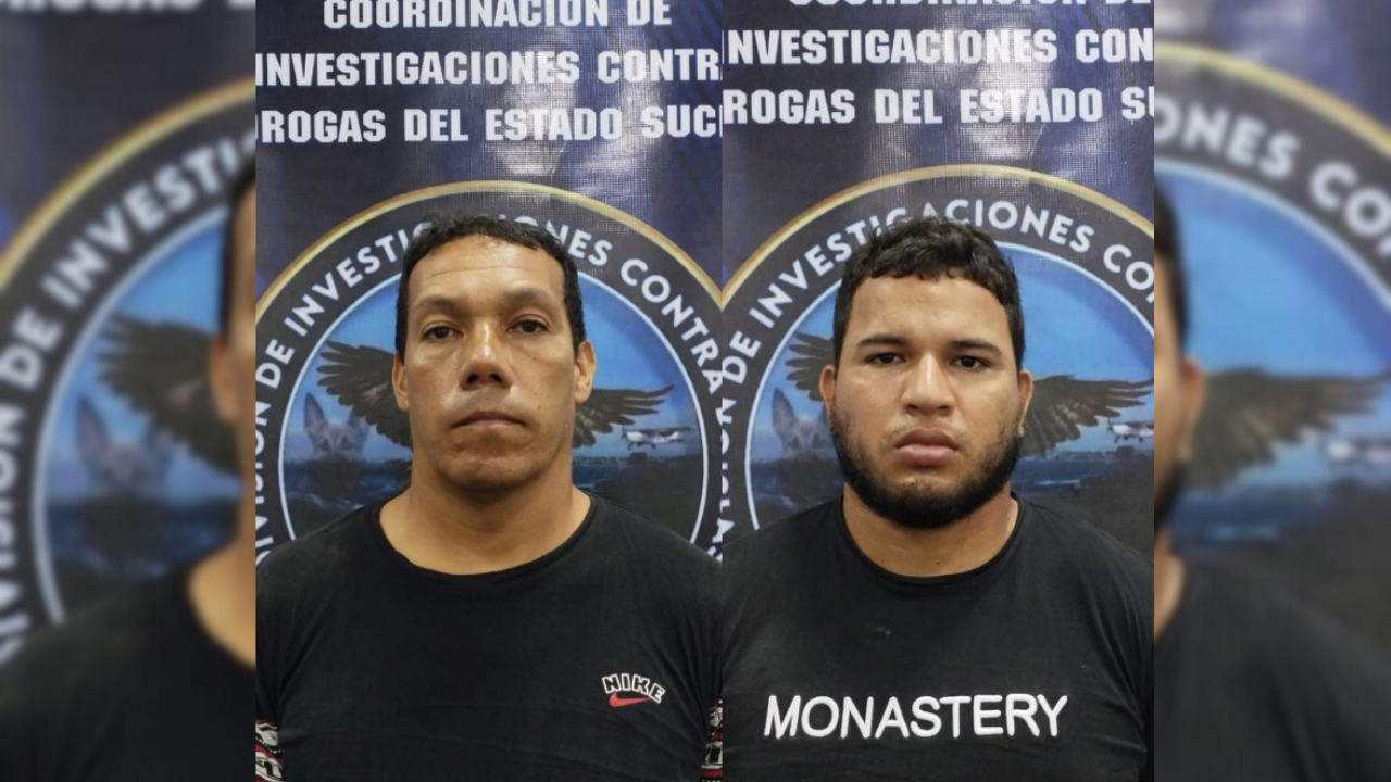 Caen dos colombianos con 990 kilos de droga