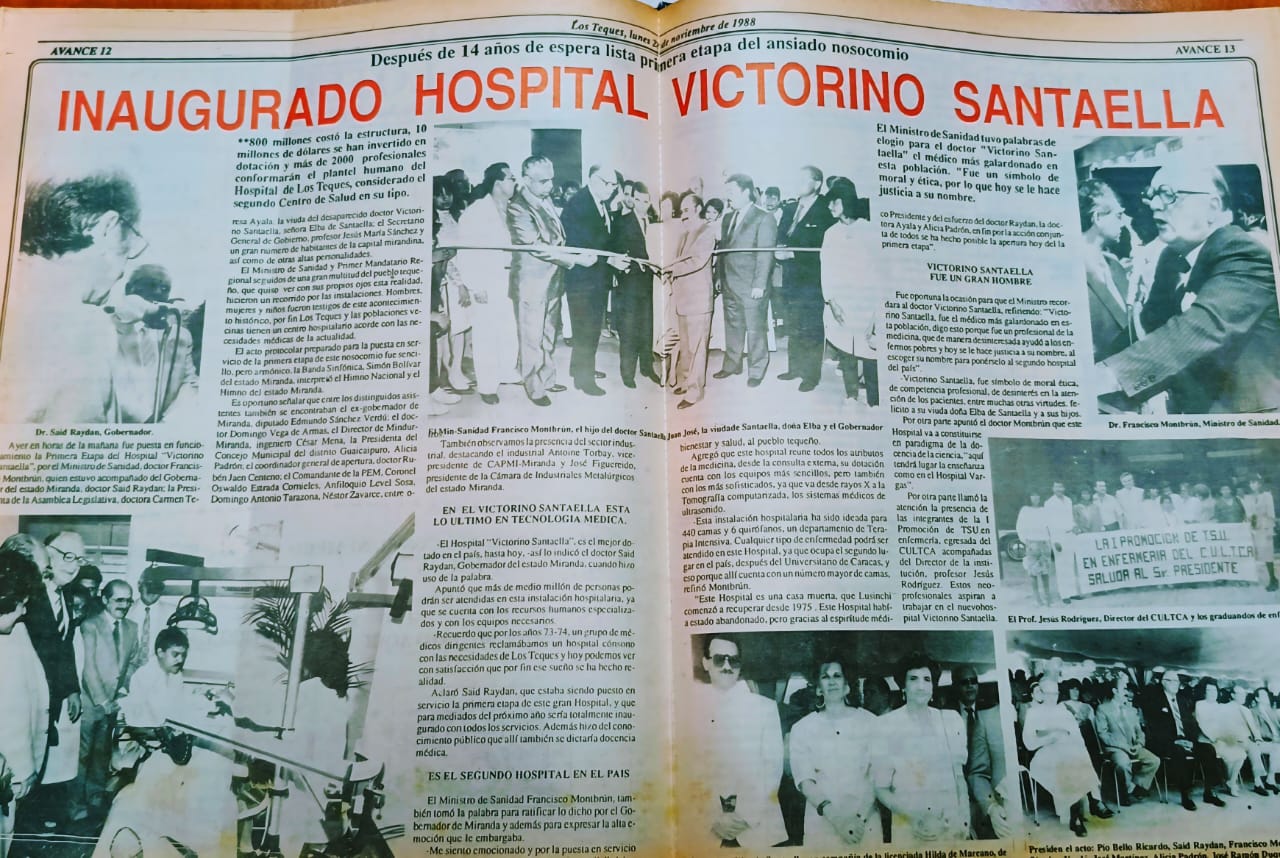 27 de noviembre de 1988, el día que el Victorino abrió sus puertas