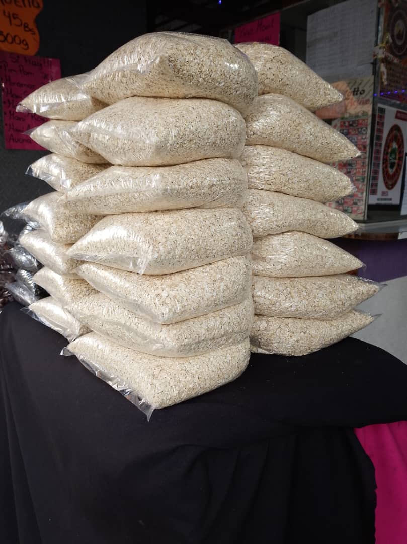 La avena detallada es la opción más barata