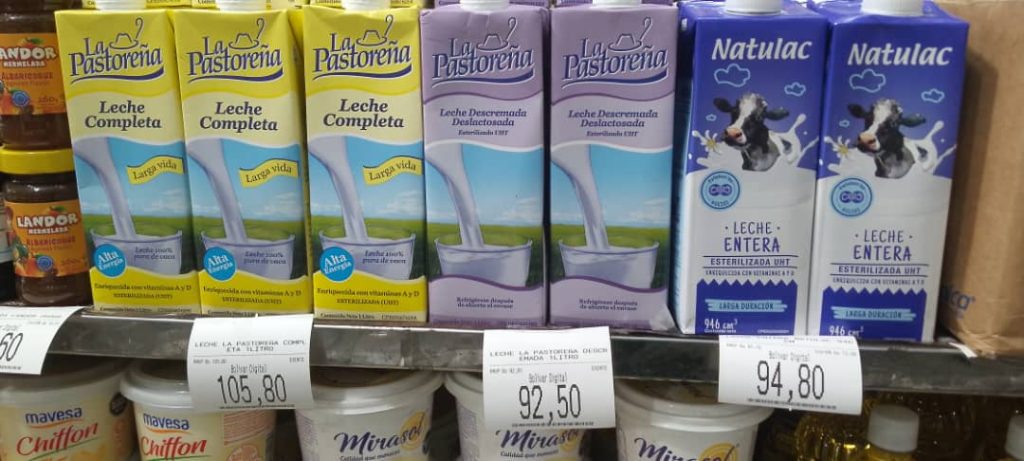 La leche líquida con precio elevadísimo 