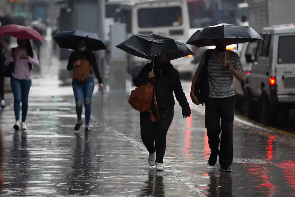 Inameh pronostica lluvias para este lunes