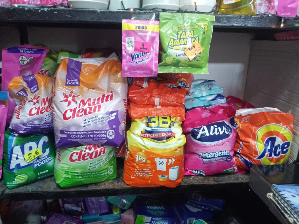 Detergentes en polvo sin variación de precios