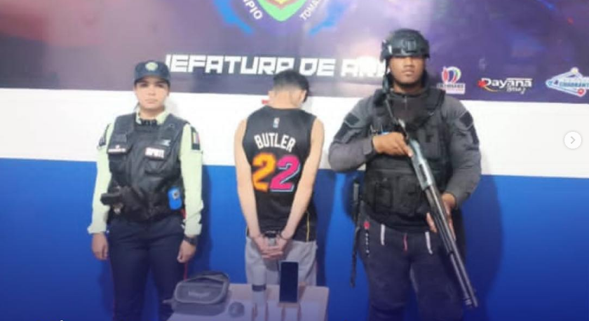 Apresado hombre con municiones y un artefacto explosivo