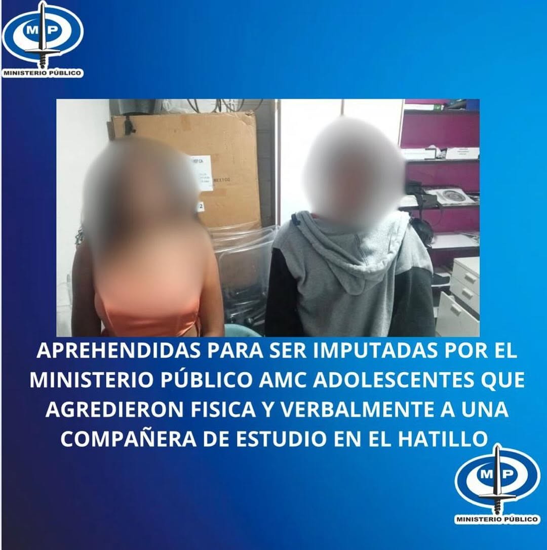 Detienen a estudiantes por acoso escolar en El Hatillo