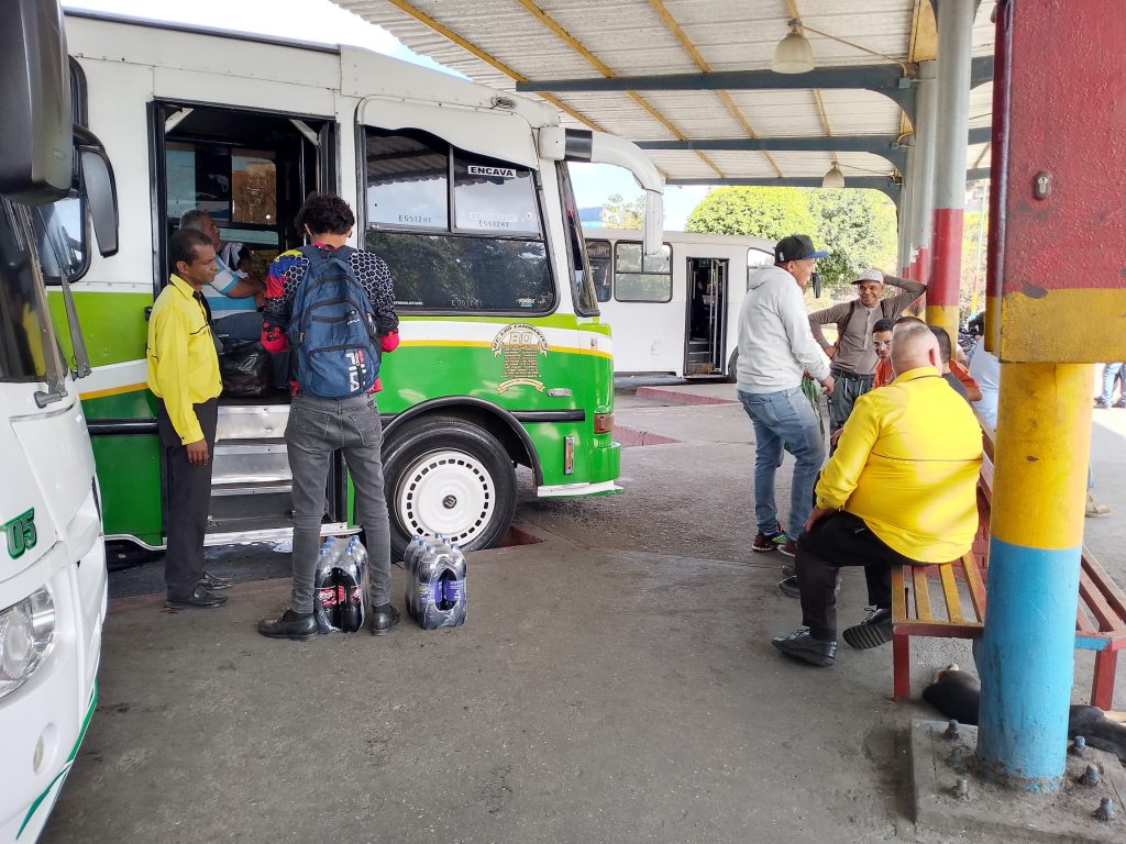 Comenzó movilización en El Terminal de Los Lagos