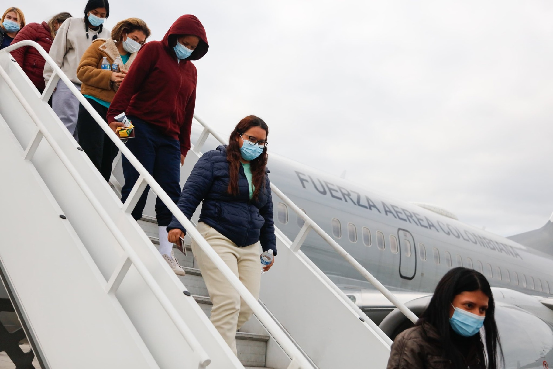 Primer grupo de migrantes deportados de EEUU llegó a Colombia