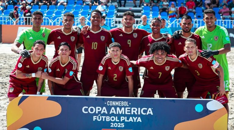 Victoria vinotinto con goleada 7-5 ante Paraguay