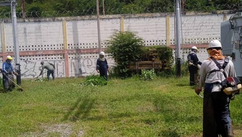 Efectúan mantenimiento en subestaciones eléctricas de Miranda