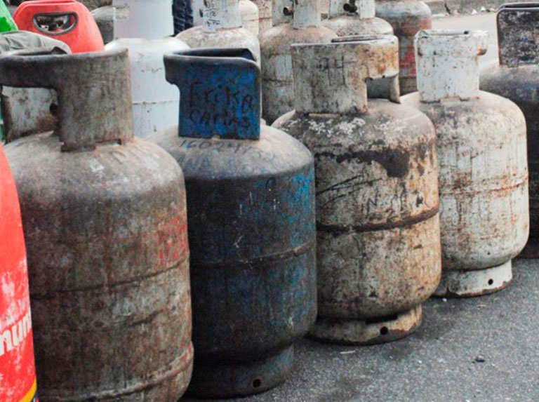 Reportan aumento de bombonas de gas en Los Teques