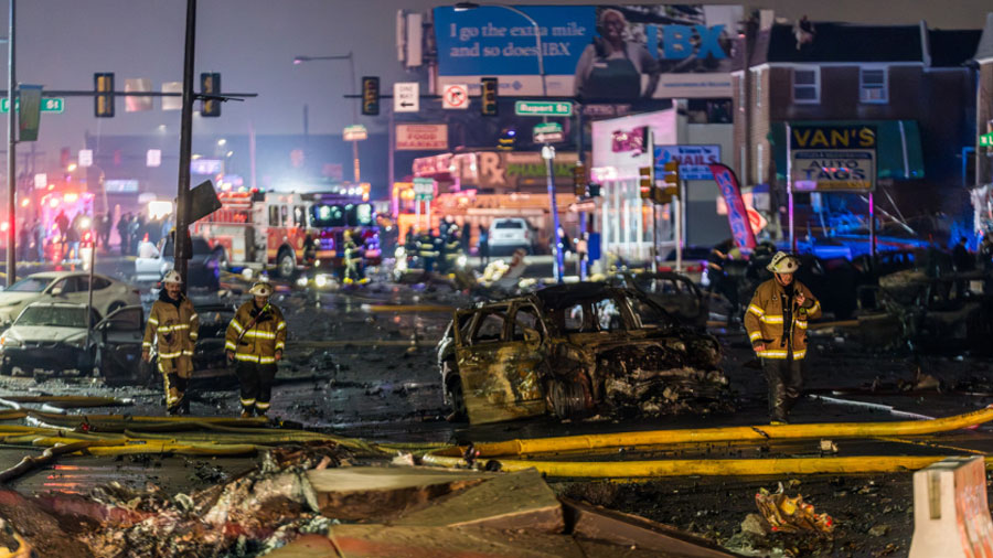 Seis muertos dejó un avión sanitario en Filadelfia