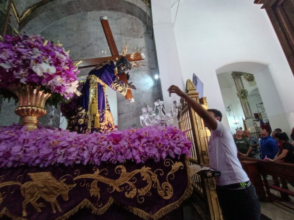 Imagen del Nazareno de San Pablo llegó a Catia