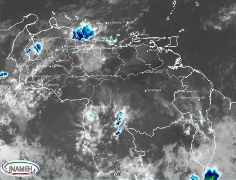 Continúan lluvias en diferentes zonas del país