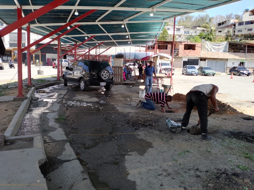 Zona platanera del mercado en proceso de recuperación