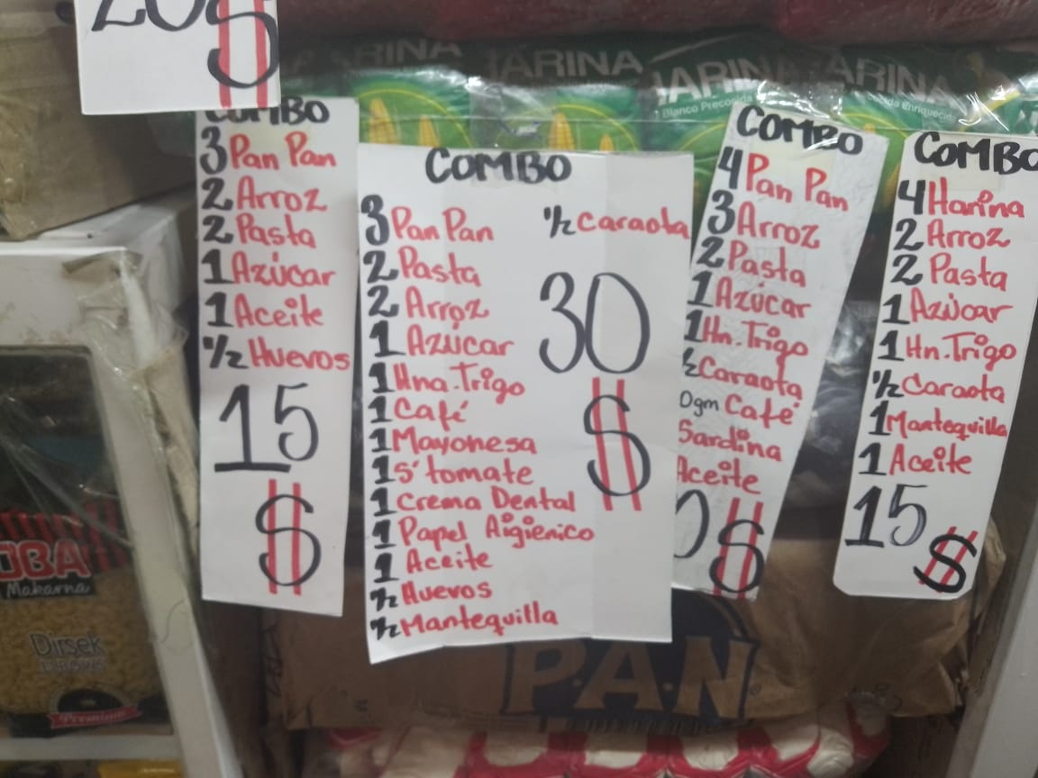 Aumenta demanda de combos de víveres