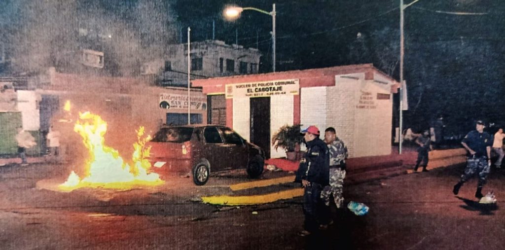 Una noche infernal en Los Teques