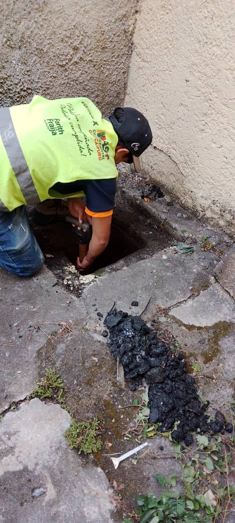 Destaparon red de aguas servidas en UE Simón Barreto Ramos