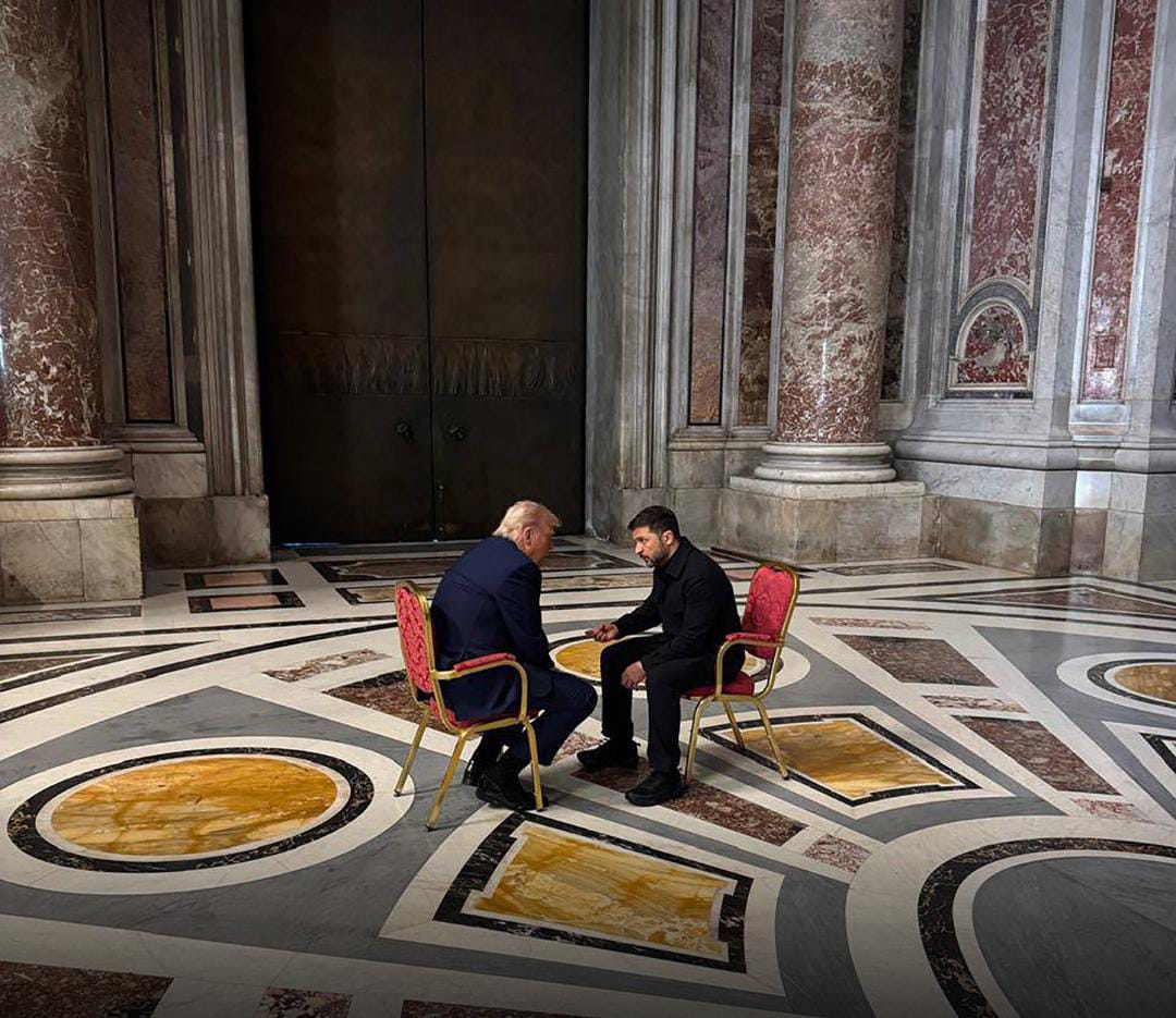 Trump y Zelenski se reunieron antes del funeral del Papa