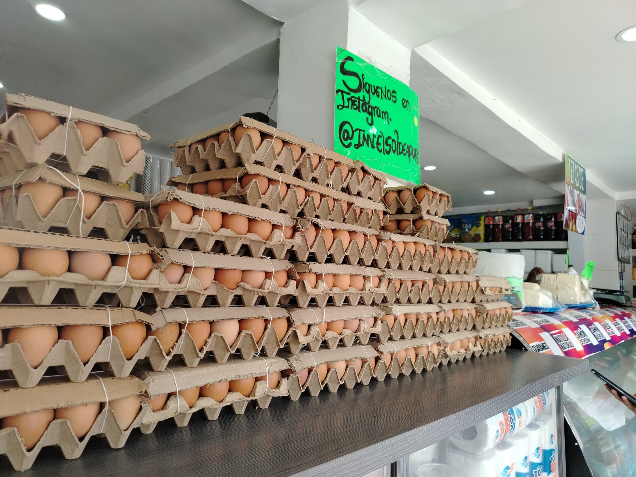 Baja un poco el precio de los huevos