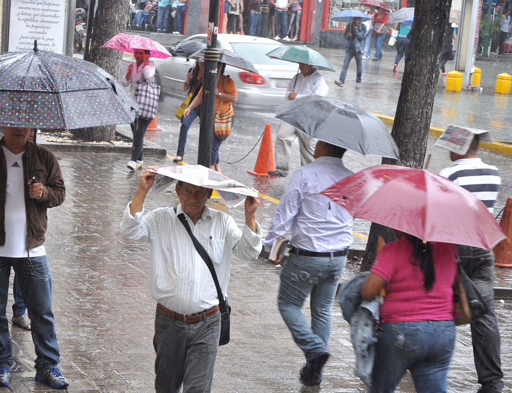 Inameh pronostica lluvias esta semana en casi todo el país
