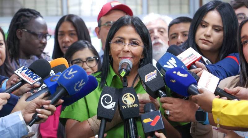 Delcy Rodríguez: hay una amplia participación los ciudadanos