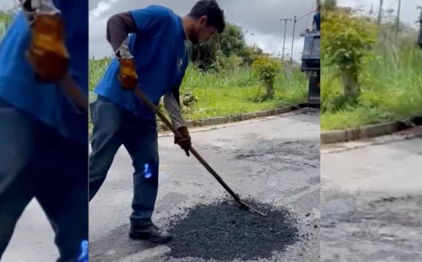 Asfaltan en La Morita y El Amarillo