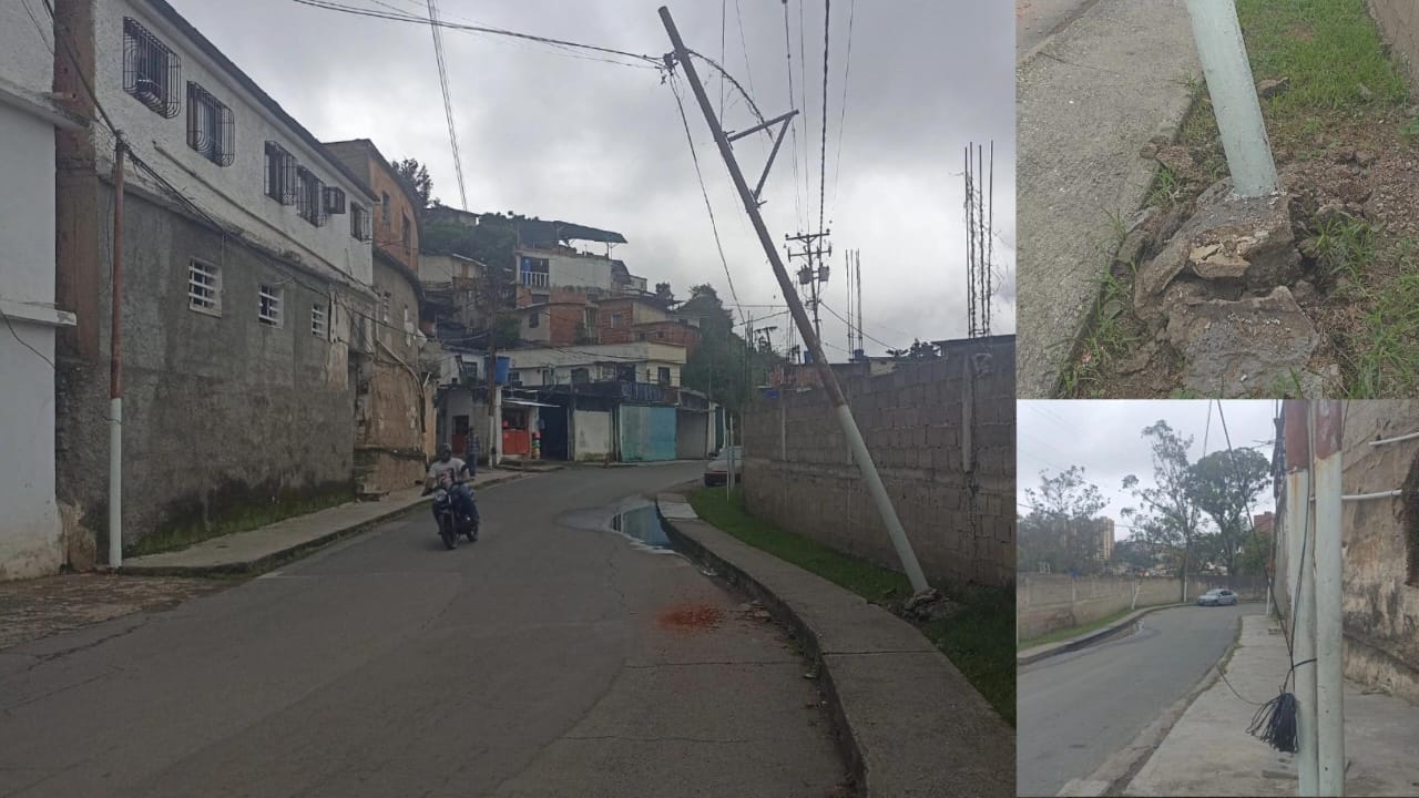 Camión desprendió cableado en Puerto Escondido