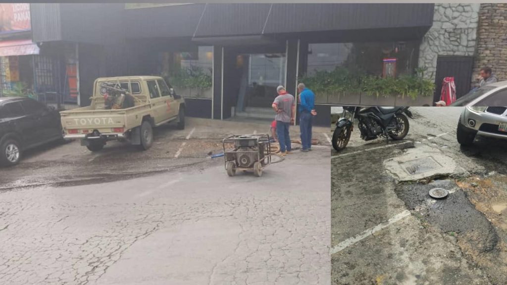 Reparan bote de agua en el distribuidor de La Rosaleda