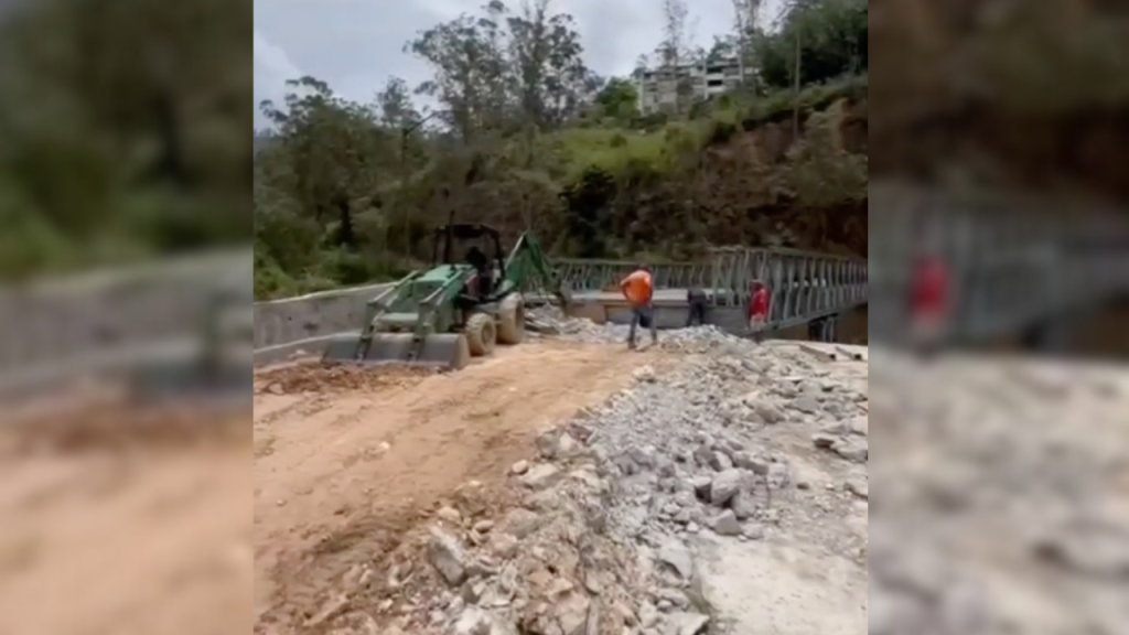 Nuevo puente de EL Golf va en 60% de ejecución