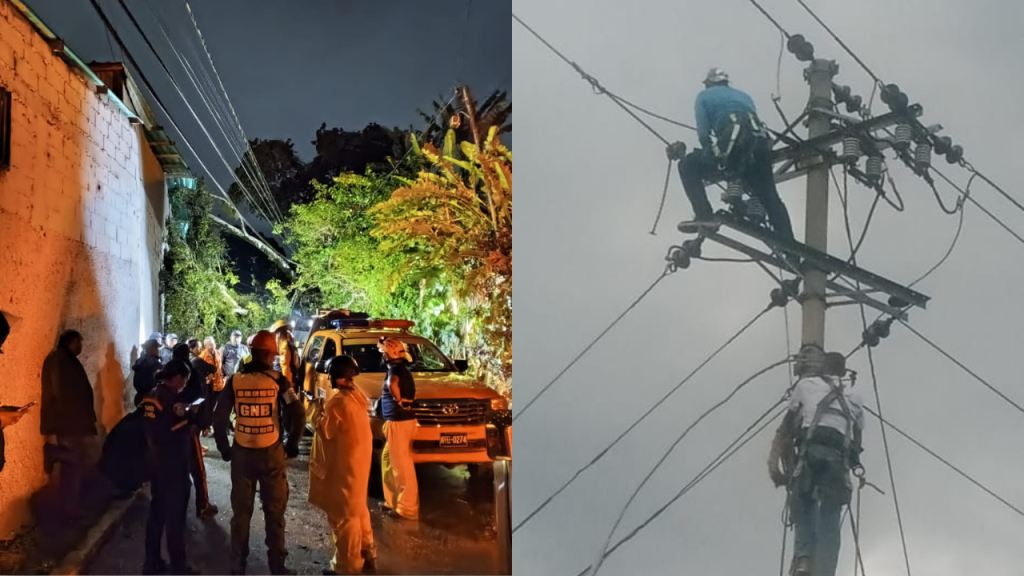 Incidencias eléctricas obedecen a recientes descargas atmosféricas