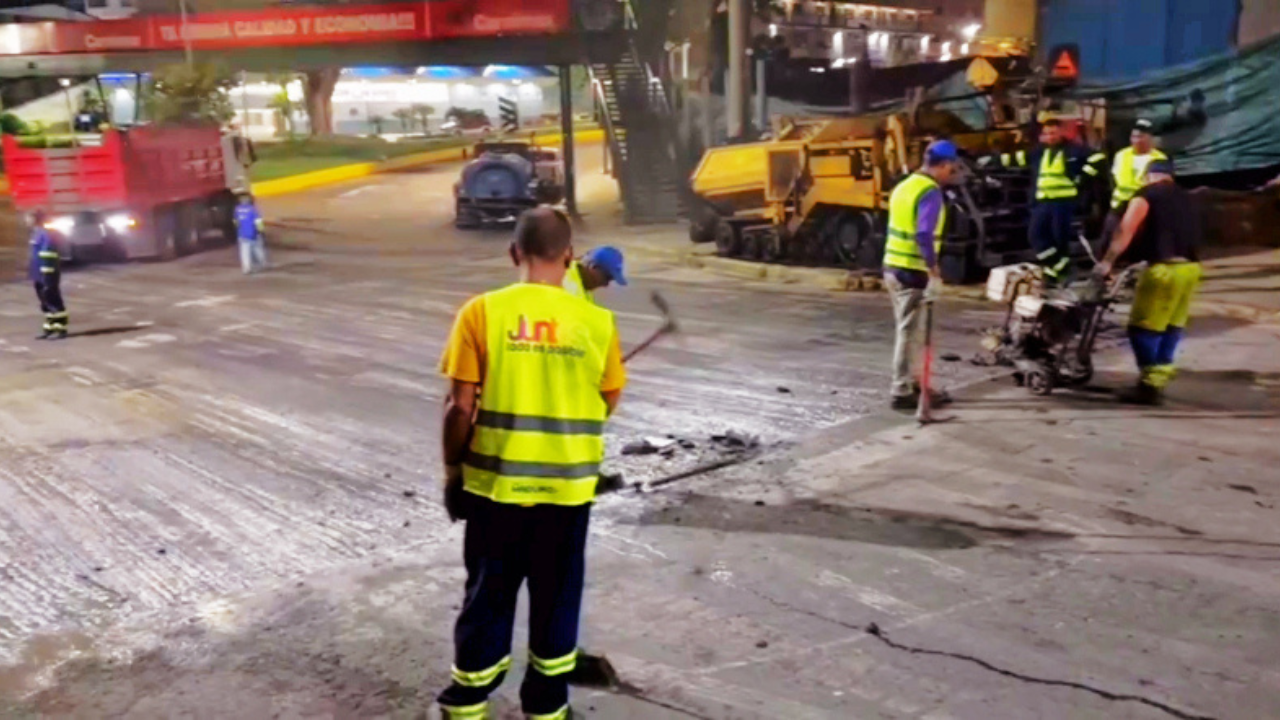 Han colocado 4.460 toneladas de asfalto en la Panamericana