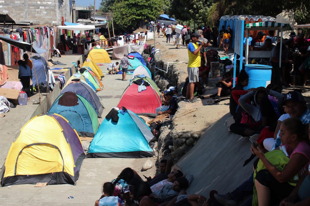 Más de 1.000 migrantes venezolanos están varados en México