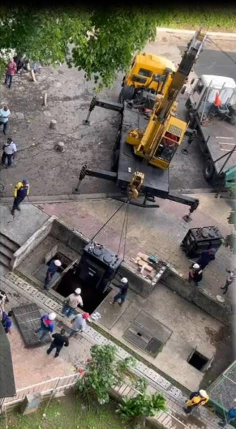 Un transformador de 750Kva acabó con la pesadilla en Montañalta