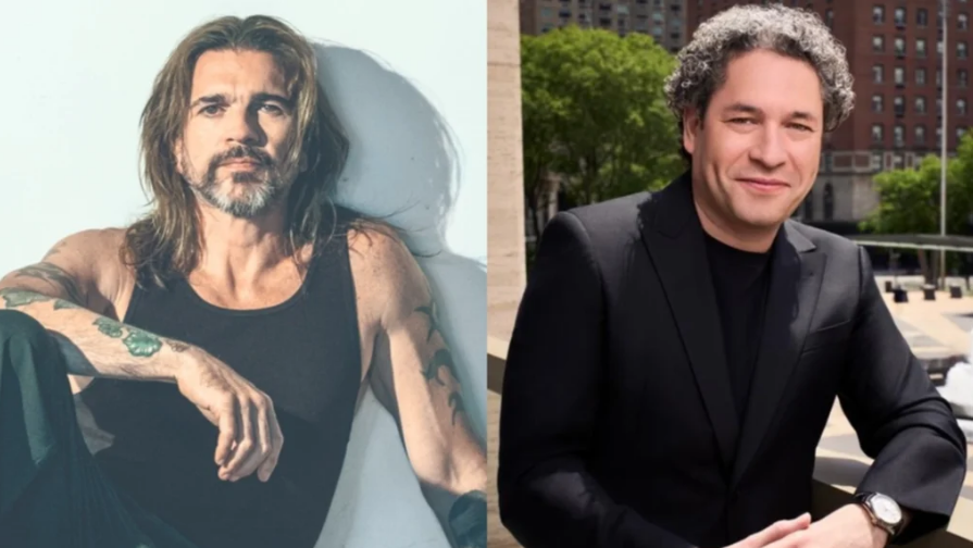 Juanes y Gustavo Dudamel juntos