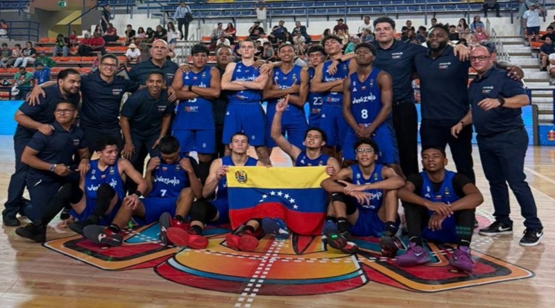 Venezuela clasifica al Mundial Sub-17 de Baloncesto