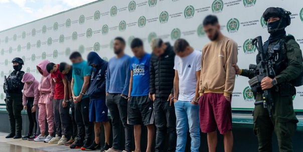 Detienen a once miembros del Tren de Aragua en Bogotá