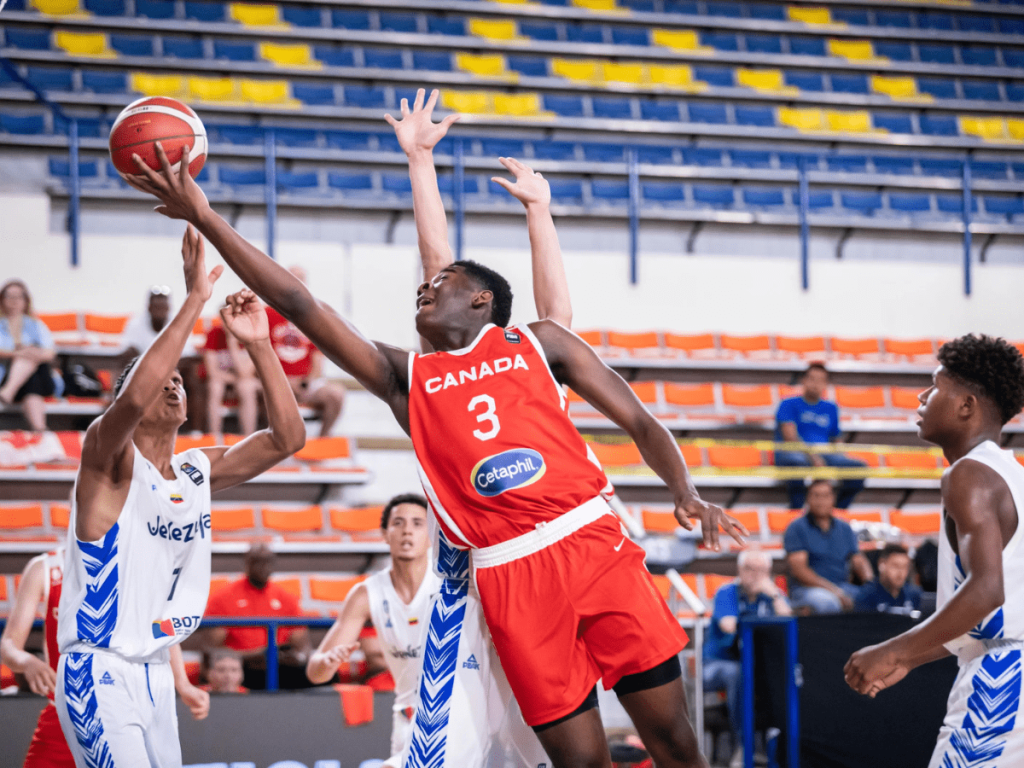 Canadá le gana a Venezuela en la AmeriCup U16
