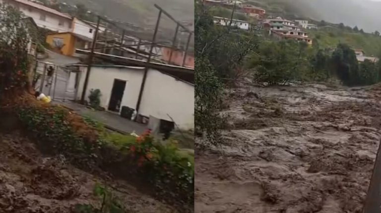 Emergencia en los Andes y Llanos debido a las lluvias
