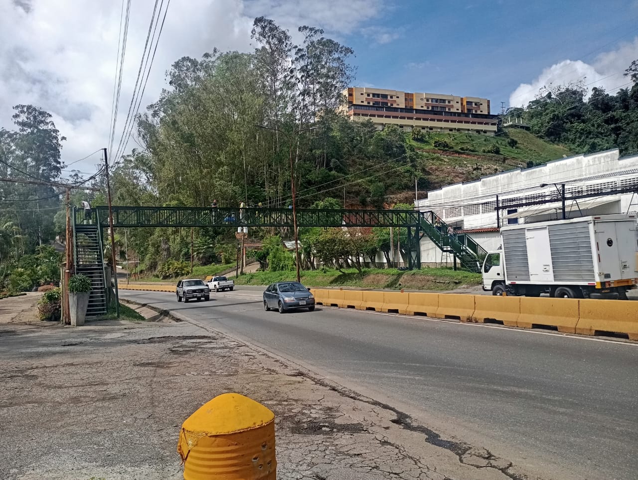 Quedó como nueva pasarela en Los Salias