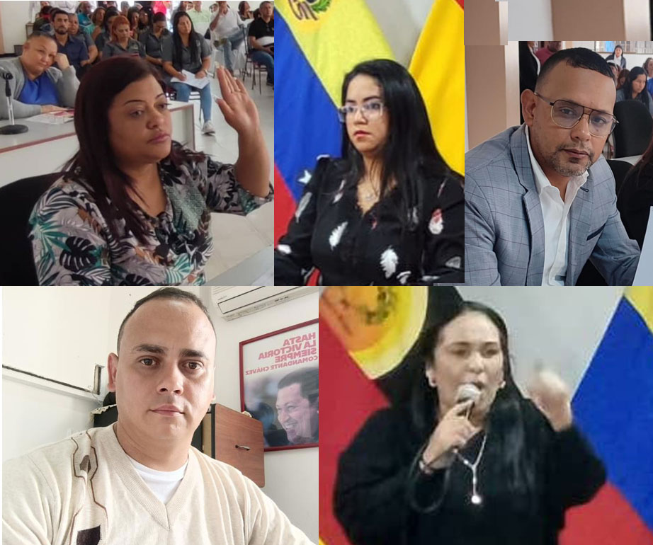 Cinco concejales del chavismo van para la reelección