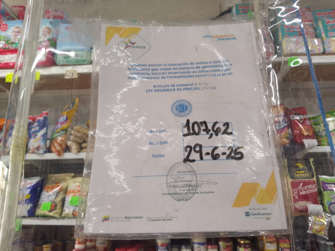 Algunos comercios adelantan tasa de cambio