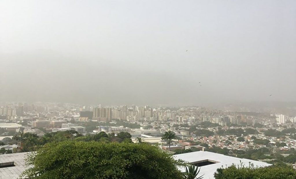 Polvo del Sahara se mantendrá hasta el 7 de junio