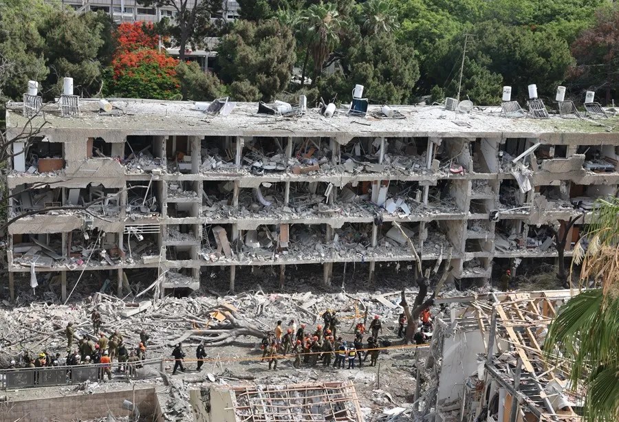 9.000 israelíes quedaron sin hogar por misiles iraníes