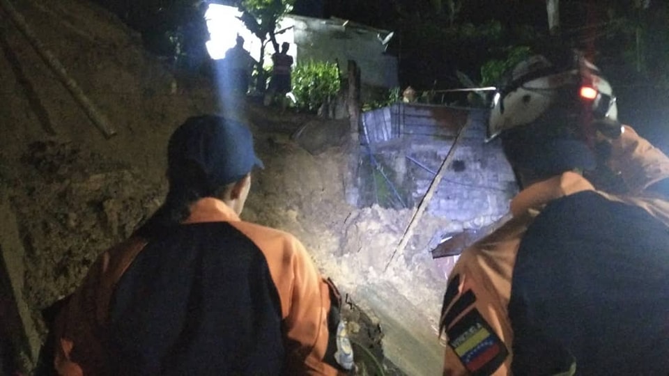 10 casas afectadas por lluvias en Guaicaipuro