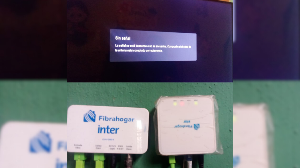 Fallas en los servicios de Inter en La Mata